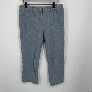 Elliott Lauren Women's‎ Pinstripe crop pants size 6